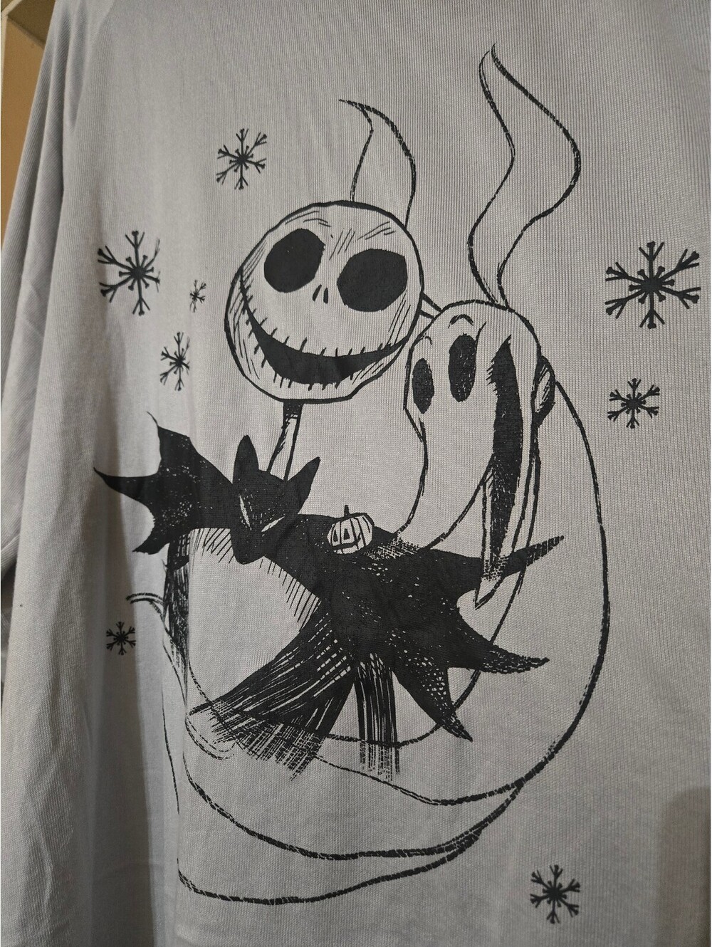 Disney The Nightmare Before Christmas Jack Skellington Long Sleeve Top 3X 22W